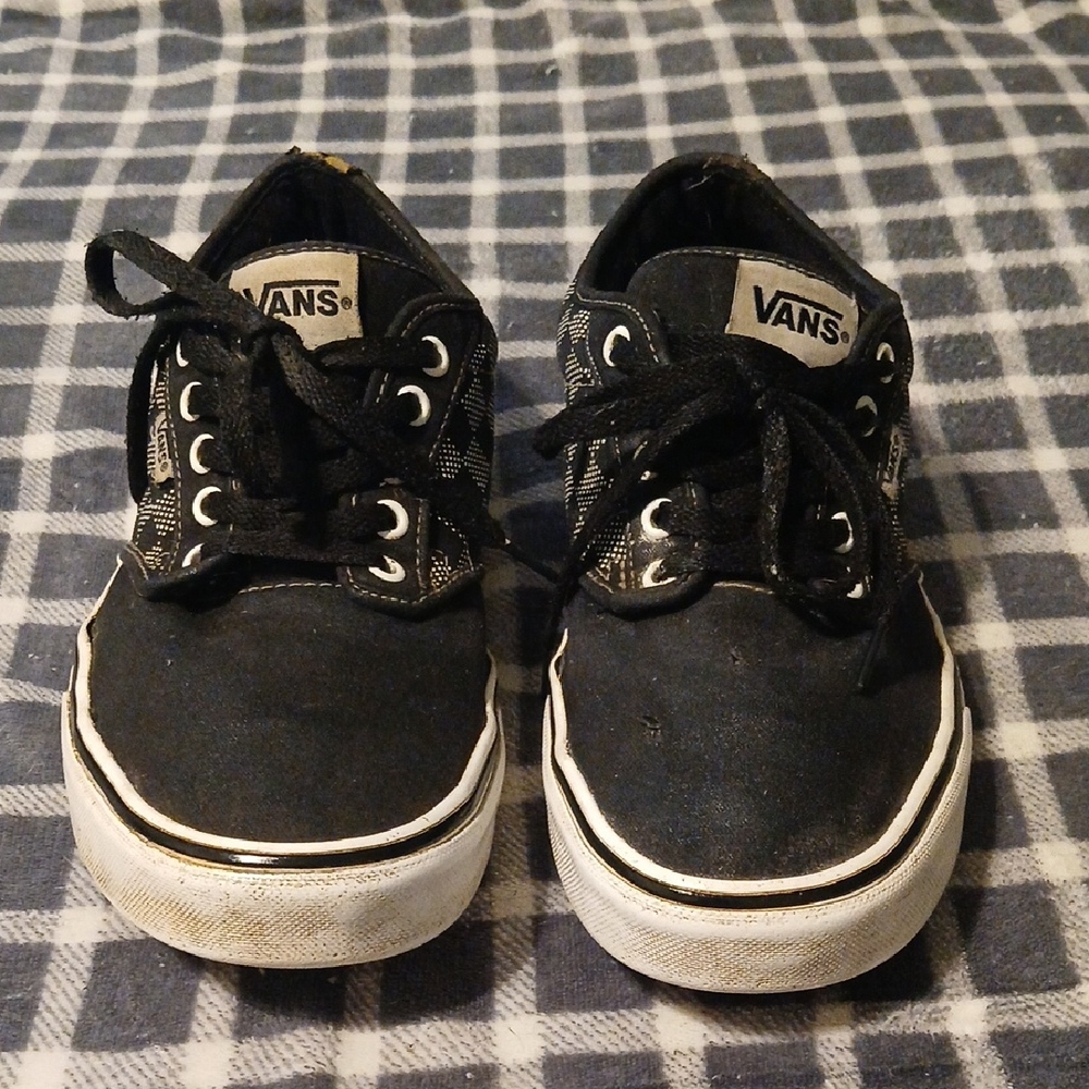 Vans Black and White Sneakers
